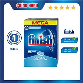 Viên rửa chén Finish Classic 110 viên