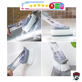Mua CÂY CỌ RỬA KÈM BÌNH XỊT ĐỰNG XÀ PHÒNG KÈM 2 ĐẦU CỌ ĐA NĂNG