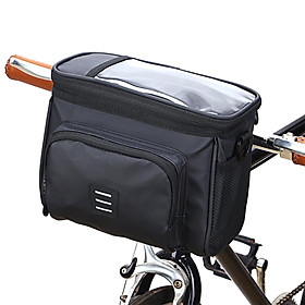 Túi trước tay láy xe đạp, có Ngăn chính cách nhiệt,bằng vải polyester chất lượng cao, chống mài mòn