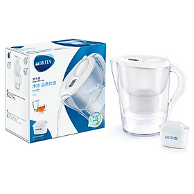 BÁO GIÁ Lọc Nước Brita | Shopee Lazada Sendo Tiki mới nhất 42 Bình Lọc Nước BRITA Marella XL White - 3.5L (Kèm Maxtra Plus)