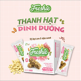 Hình ảnh Thanh hạt dinh dưỡng Freshie Hạt sen & Đậu xanh gạo lứt ngũ cốc thuần chay cung cấp năng lượng 150gr TÂM MINH FOODS