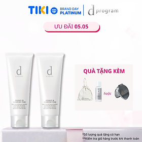 Combo 2 Sữa Rửa Mặt D Program Tạo Bọt Dưỡng Da 120g