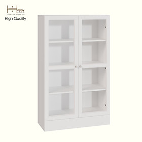 Mua  Happy Home Furniture  SCANDINA  Kệ sách 4 tầng cửa kính - 2 cánh mở  81cm x 36cm x 132cm ( DxRxC)  KSA_044