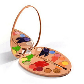 Mashed Potato Wet Eye Shadow Palette Waterproof 12-color Eye Shadow Highlighter Palette