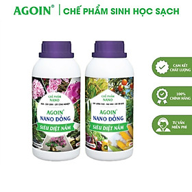 Chế Phẩm Sinh Học AGOIN Nano Đồng Sử Dụng Cho Cây Lương Thực - Rau Màu - Cây Ăn Quả Phòng Ngừa Và Tiêu Diệt Nấm Hiệu Quả