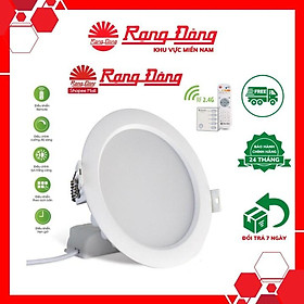 Mua Đèn LED Downlight âm trần RF remote 7W Rạng Đông AT16L 90/7W.RF  Vỏ nhôm đúc