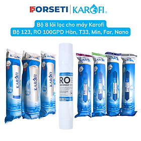 Mua Combo 8 lõi lọc nước Karofi Hàng chính hãng dùng cho máy lọc nước Karofi S-S038