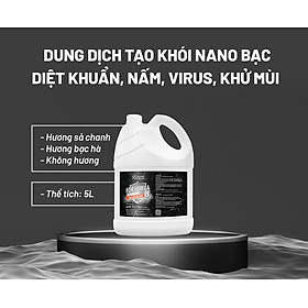 Dung dịch phun khói Nano Xclean For Horeca 5 Lít Dùng Cho Máy Phun Khói