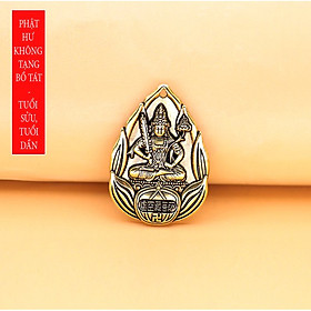 Dây chuyền mặt Phật Bản Mệnh hoa sen bằng đồng - MV02