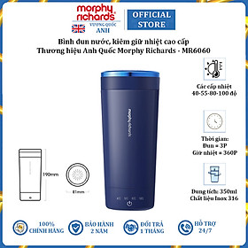 Bình đun nước kiêm giữ nhiệt cao cấp Morphy Richards MR6060 350ml - Hàng Chính Hãng