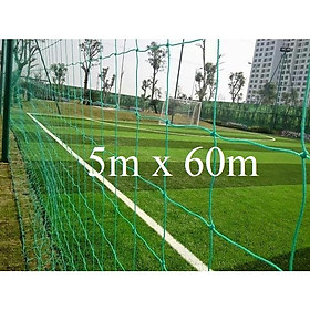 Lưới rào sân- Chắn bóng- Quây sân- Cao 5m dài 60m - sợi PE bền trên 5 năm