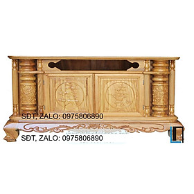Kệ Tivi Cổ Điển Gỗ Gõ Đỏ Đẹp Giá Rẻ 1m4, kệ gỗ để tivi , kệ trang trí