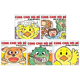 Combo Ehon tương tác Nhật Bản - Cùng chơi với bé - 5 cuốn (NXB Kim Đồng)