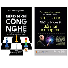Combo Sách : Những Đế Chế Công Nghệ + Steve Jobs - Những Bí Quyết Đổi Mới Và Sáng Tạo