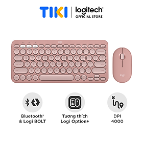 Bộ Bàn Phím Và Chuột Logitech PEBBLE 2 COMBO Bàn Phím Logitech K380s + Chuột  Logitech M350s | Silent | Bluetooth - Hàng Chính Hãng
