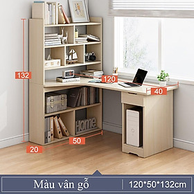 Mua Bàn học tập  làm việc liền giá sách lớn lưu trữ sách vở  tài liệu