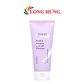 Sữa rửa mặt dịch lọc ốc sên TIA'M Snail & Azulene Low PH Cleanser (30ml/200ml/400ml) - Hàng chính hãng