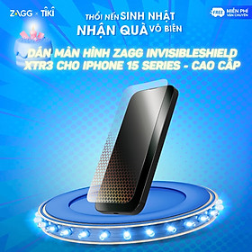 Mua Kính dán màn hình ZAGG InvisibleShield XTR3 cho iPhone 15 Series  - Siêu chống ánh sáng xanh - Hàng chính hãng