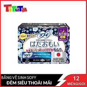 Băng Vệ Sinh Sofy Skin Comfort Ultra Thin 36cm Đêm Siêu Thoải Mái Siêu