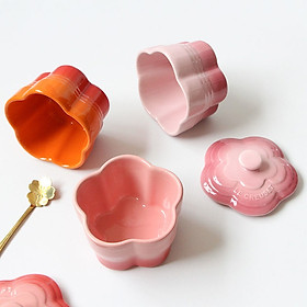 Mua Cốc hoa Le creuset dùng nướng bánh cupcake  caramen  decor trang trí