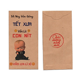 Nơi bán Xấp Bao Lì Xì Vẫn là con nít vẫn ưa lì xì (10 Cái / Xấp) - Giá Từ -1đ