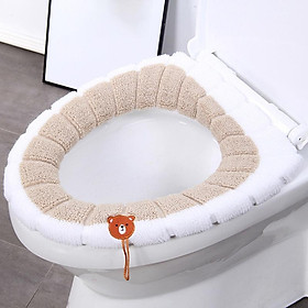 Mua Miếng lót bồn cầu nỉ bông chống lạnh mông