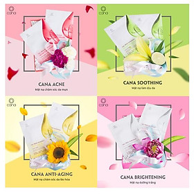 COMBO 10 miếng mặt nạ tự nhiên chăm sóc da _ CANA MY SKIN SOLUTION