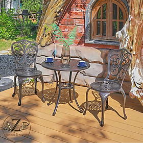 Mua Bộ Bàn Ghế Sân Vườn Ngoài Trời Outdoor Ban Công (100% Nhôm Đúc) Hàng Nhập Khẩu 100