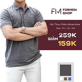 Áo Polo nam cổ bẻ ngắn tay, chất liệu vải cá sấu cotton cao cấp, trẻ trung, năng động – FORMEN SHOP – FMPS150