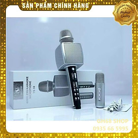 Mua Loa mic bluetooth YS98 là dòng Micro Karaoke Bluetooth cao cấp tích hợp loa Bass không dây-Kèm 1 Mic hát song ca