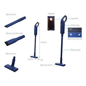 Mua Máy hút bụi cầm tay gia đình Deerma DEM-DX1000 16000Pa