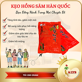Kẹo Hồng Sâm Hàn Quốc Daedong Túi 250 gram