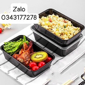 Mua 50 hộp chữ nhật đựng thức ăn