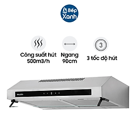 Máy Hút Mùi Classic Malloca H342.9 TC - Công Suất Hút 500 m3 h