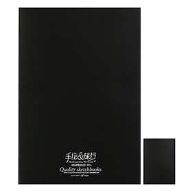 A3 Hand-Painted Travel Sketchbook Thickened Sketch Book Blank Painting Book 50 Sheets for Drawing Journaling Sketching