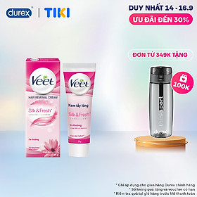 Kem Tẩy Lông Cho Da Thường Veet Silk Fresh 25G