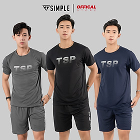 Ảnh bìa Bộ Quần Áo Thể Thao Nam TSIMPLE tập gym vải thun lạnh thoáng mát co giãn tôn dáng chuẩn form MSSBHP2