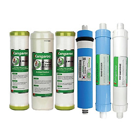 Mua Trọn bộ 6 lõi lọc nước Kangaroo Hàng chính hãng dùng cho máy lọc nước Kangaroo KG113