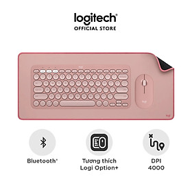 Bộ Bàn phím Logitech K380s và Chuột Logitech M350s | Bàn di chuột Logitech Deskmat - Hàng Chính Hãng