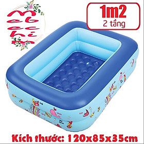 Mua Bể Bơi Phao Cho Bé - 2 Tầng – 1m2 – Có Đáy Chống Trượt ( Hàng Công Ty Chuẩn
