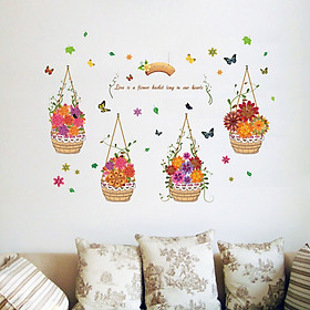 Mua Decal dán tường Flower love ZOOYOO XL7217