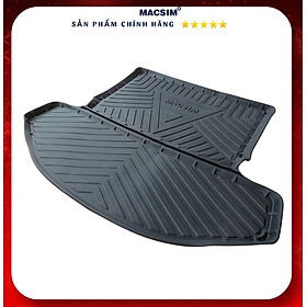 Thảm lót cốp xe ô tô New MAZDA CX8 (qd) nhãn hiệu Macsim chất liệu TPV cao cấp màu đen,