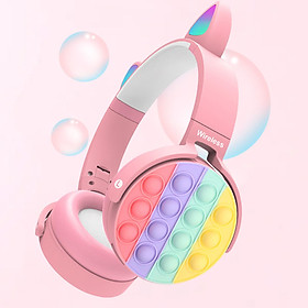 Cute Gaming Headset Comfortable Ear Pads over Ear Headphones for PC Computer
