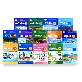 Bộ sách giáo khoa Lớp 11- Kết Nối Tri Thức Với Cuộc Sống (14 quyển- Kèm bìa nilong bao sách, nhãn tên)