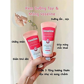 Kem Dưỡng Da Tay & Móng Cấp Ẩm Da Vaseline 24H Deep Moisture Hand & Nail Cream 60ml 