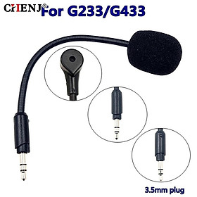 Phòng thu âm thanh nổi micrô 3,5 mm thay thế cho Logitech G233 G433 Tai nghe trò chơi thể thao điện tử Tai nghe chơi game Mic Phụ kiện trò chơi Màu sắc: G433 G233