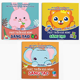 Combo 3 cuốn: Miếng dán Thông minh cho bé - My First Sticker Book