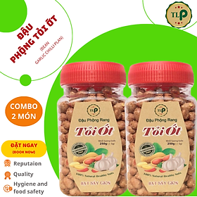 ĐẬU PHỘNG TỎI ỚT TÂN LỘC PHÁT COMBO 2 HŨ - MỖI HŨ 250G