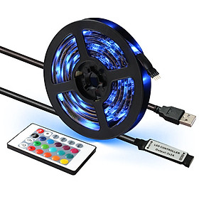 Dây Đèn LED Siêu Sáng 5050 RGB Chống Nước Quấn Cây Trang Trí Ngoài Trời