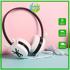 Tai Nghe Cho Bé Huqu HQ10 Cách Âm Hiệu Quả, Tai Nghe Học Trực Tuyến- Hàng Chính Hãng 